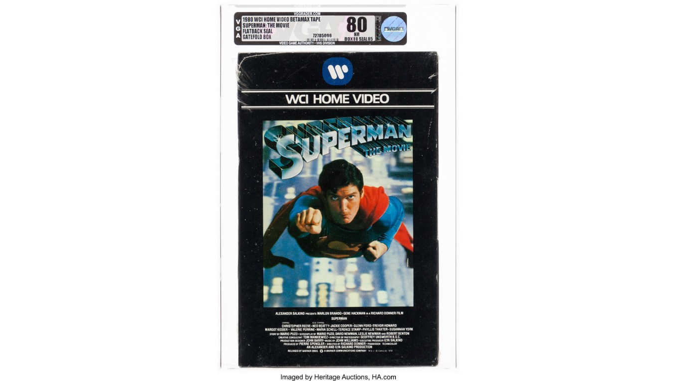 VHS; VHS-tape Superman