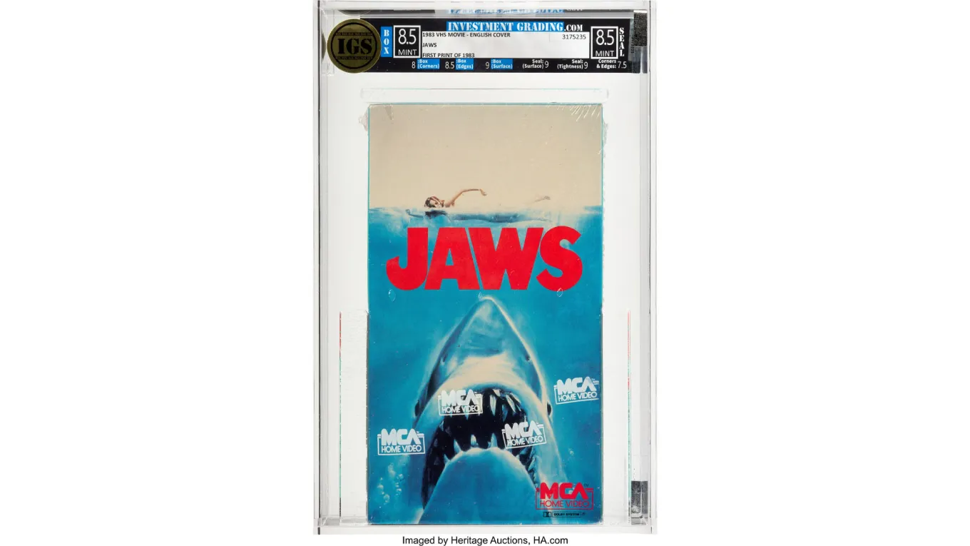 VHS; VHS-tape JAWS
