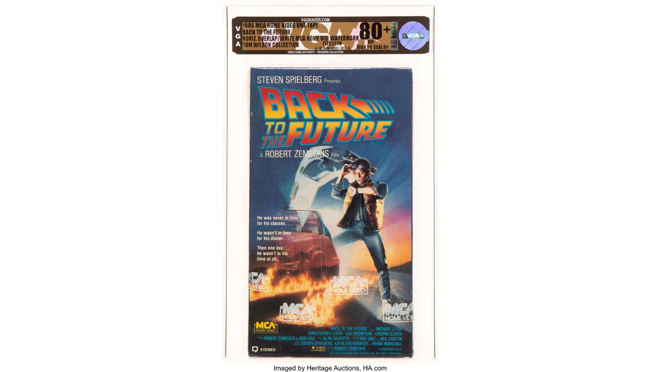 VHS; VHS-tape Back to the Future