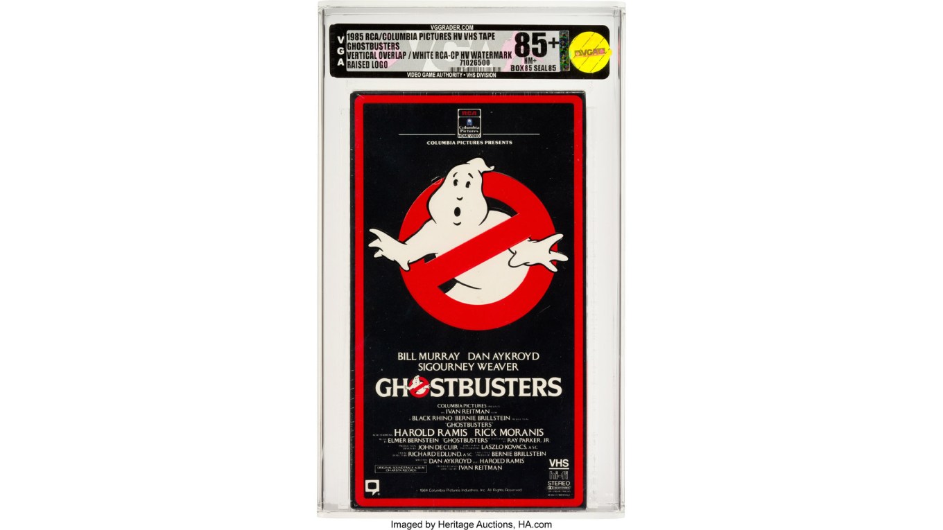 VHS; VHS-tape Ghostbusters