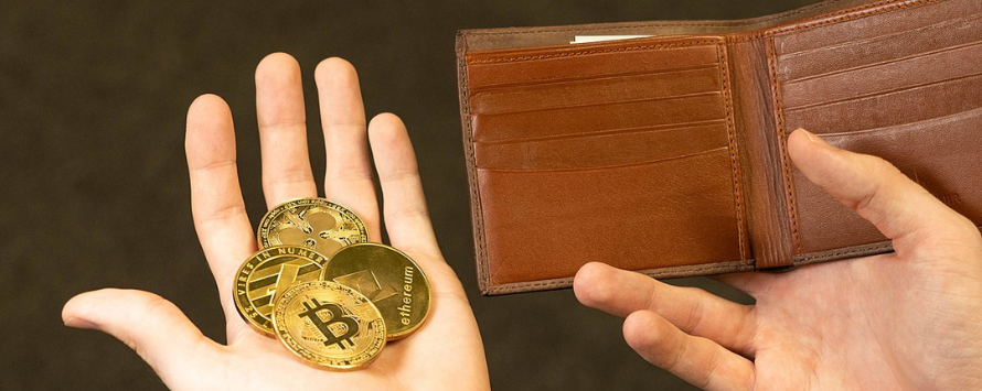 crypto wallet; een crypto wallet is een opslag voor verschillende cryptocurrencies
