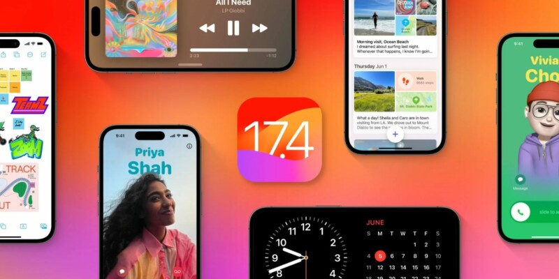 iOS 17.4; verschillende dingen voor de nieuwe update worden er laten zien